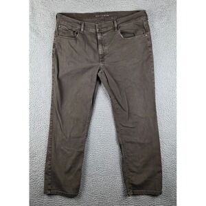 Mott & Bow Jeans Mens 38x32 Brown Slim Straight Mercer Stretch Denim Pants